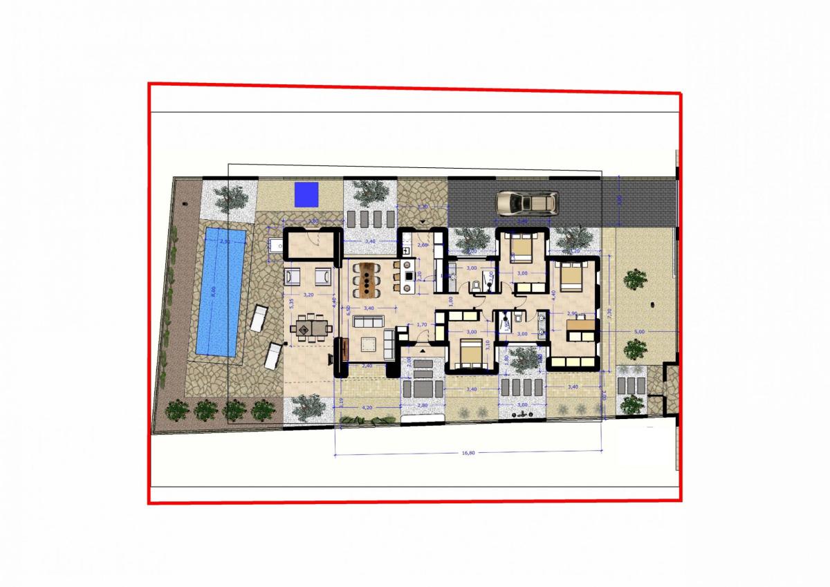 Huvila L'Alfàs del Pi, Alicante, Espanja 3 makuuhuonetta, 240 m2 No. 80728