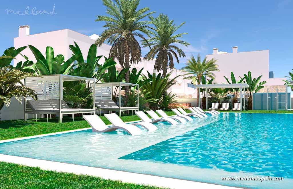 Apartment in Torre de la Horadada, Alicante, Spain 2 bedrooms, 75 sq.m. No. 139668