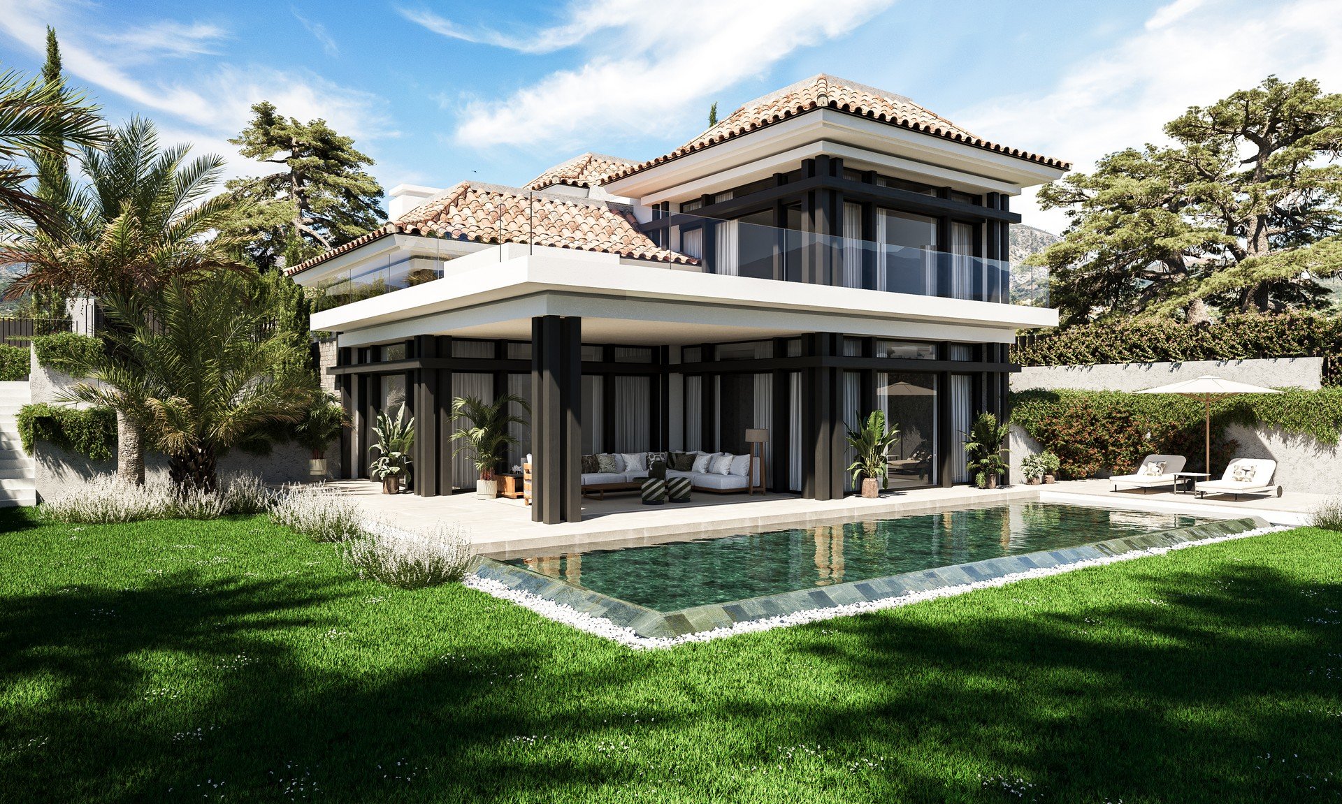 Huvila Marbella, Malaga, Espanja 4 makuuhuonetta, 551 m2 No. 133576