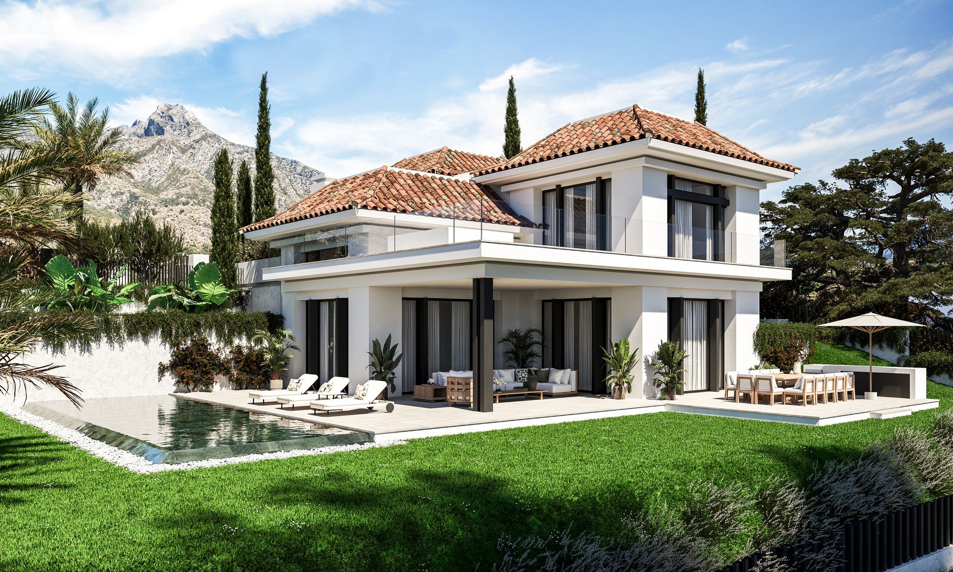 Huvila Marbella, Malaga, Espanja 4 makuuhuonetta, 551 m2 No. 133576