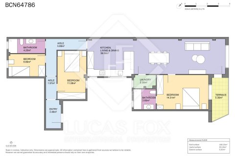 Apartment à vendre à Barcelona, Espagne, 3 chambres, 105 m2 No. 150439 - photo 19