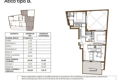 Ático en venta en Torrevieja, Alicante, España 2 dormitorios, 143 m2 No. 148739 - foto 11