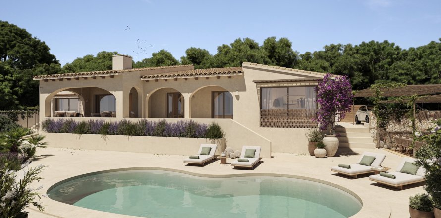Villa en Benissa, Alicante, España 3 dormitorios, 627 m2 No. 176336