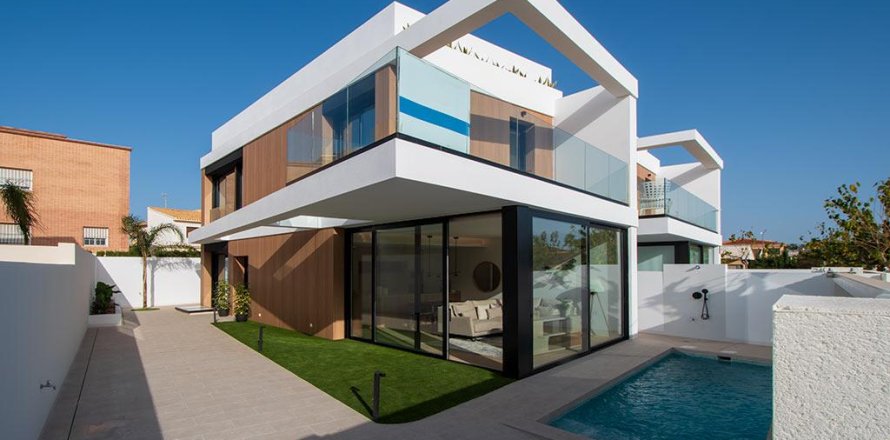 Huvila Torre de la Horadada, Alicante, Espanja 3 makuuhuonetta, 130 m2 No. 166138