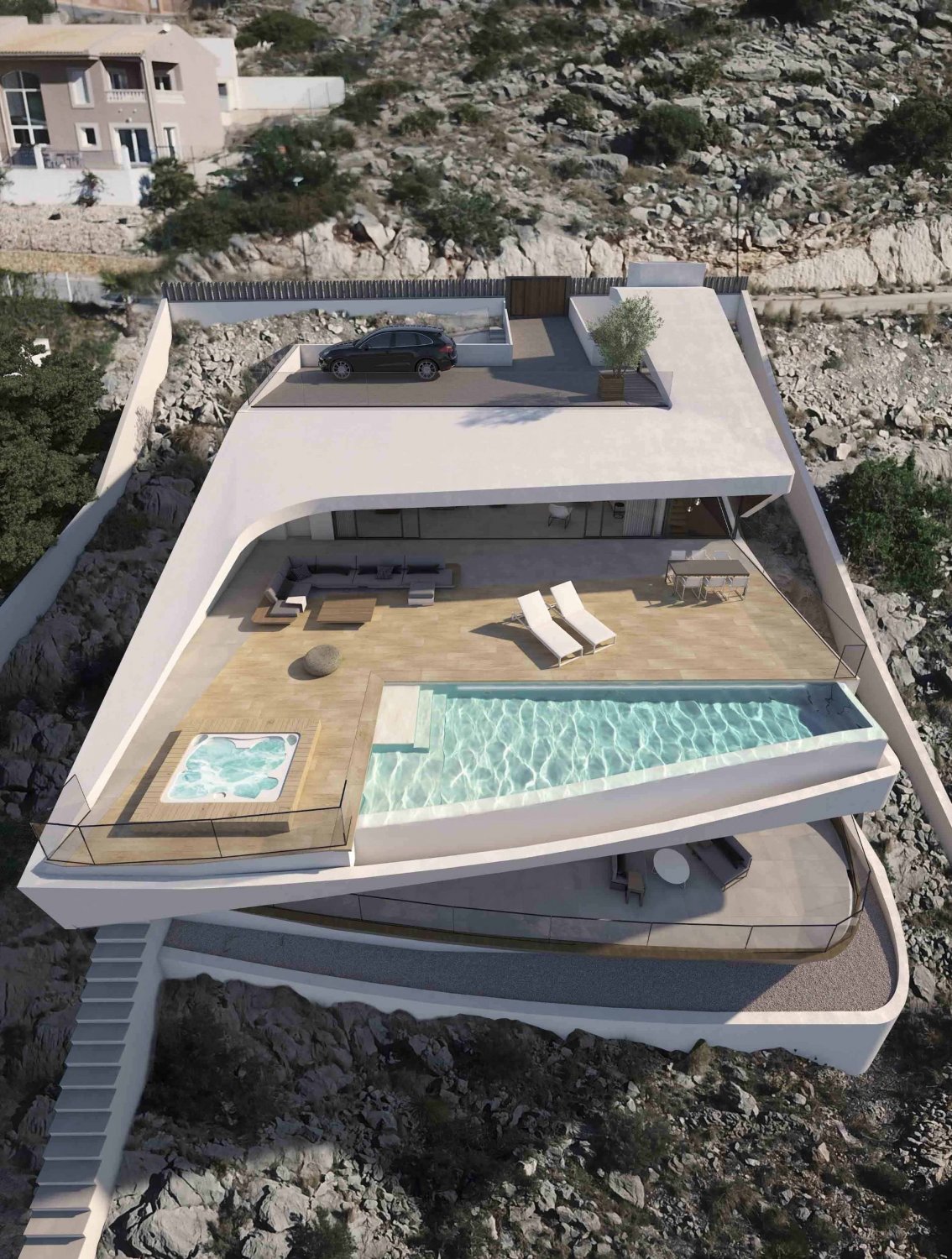 Villa a Altea, Alicante, Spagna 4 camere da letto, 490 mq. N° 95596