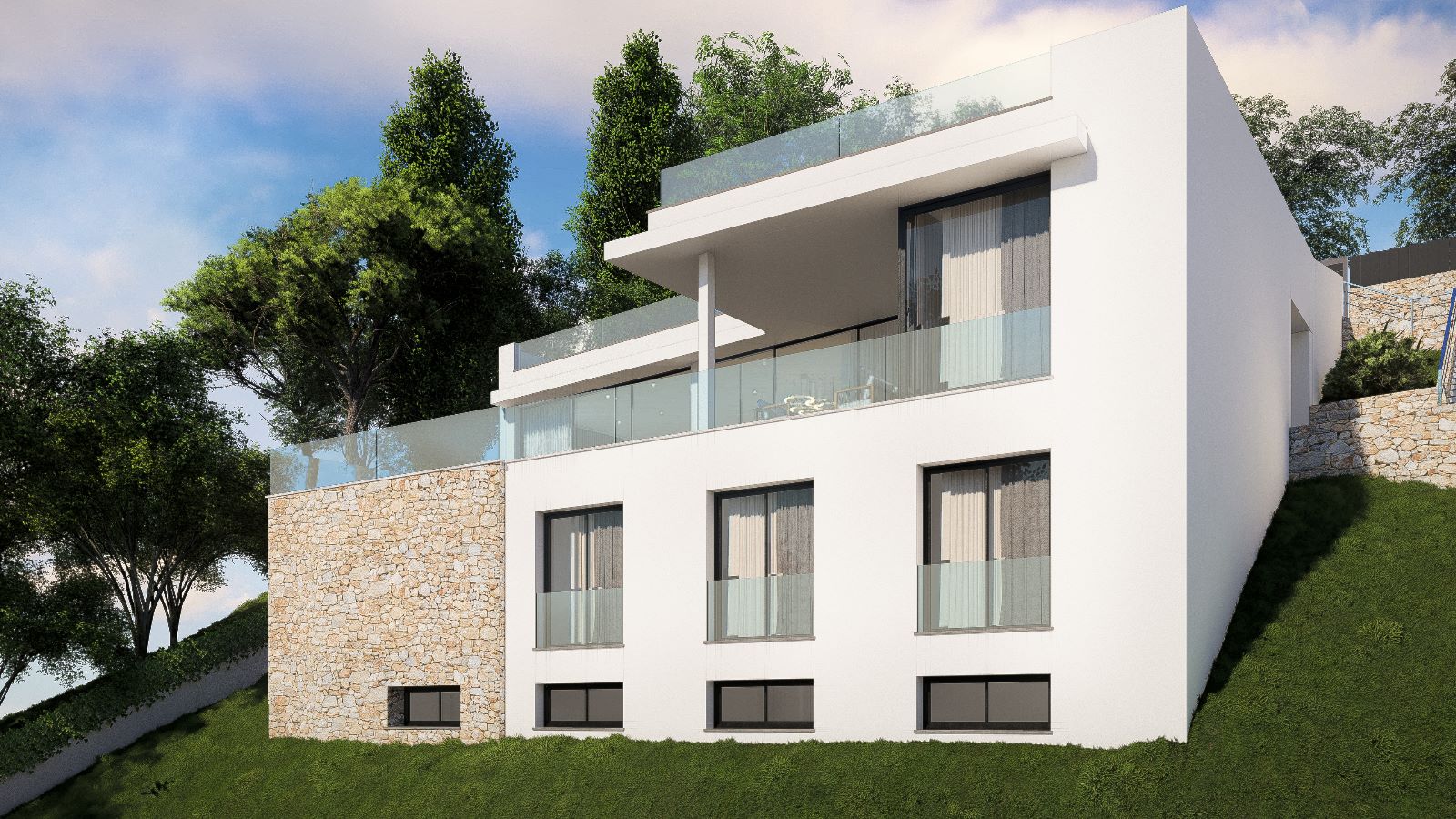 Terreno a Costa D'en Blanes, Mallorca, Spagna 5 camere da letto, 1400 mq. N° 64314