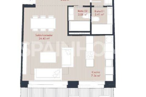 Apartamento en venta en Manilva, Málaga, España 3 dormitorios, 90 m2 No. 160612 - foto 19
