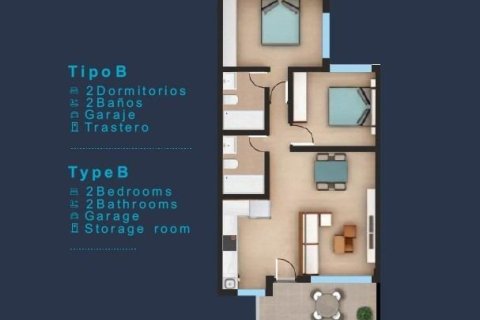 Bungalowi myytävänä San Pedro del Pinatar, Murcia, Espanja, 2 makuuhuonetta, 70 m2 No. 171495 - kuva 10