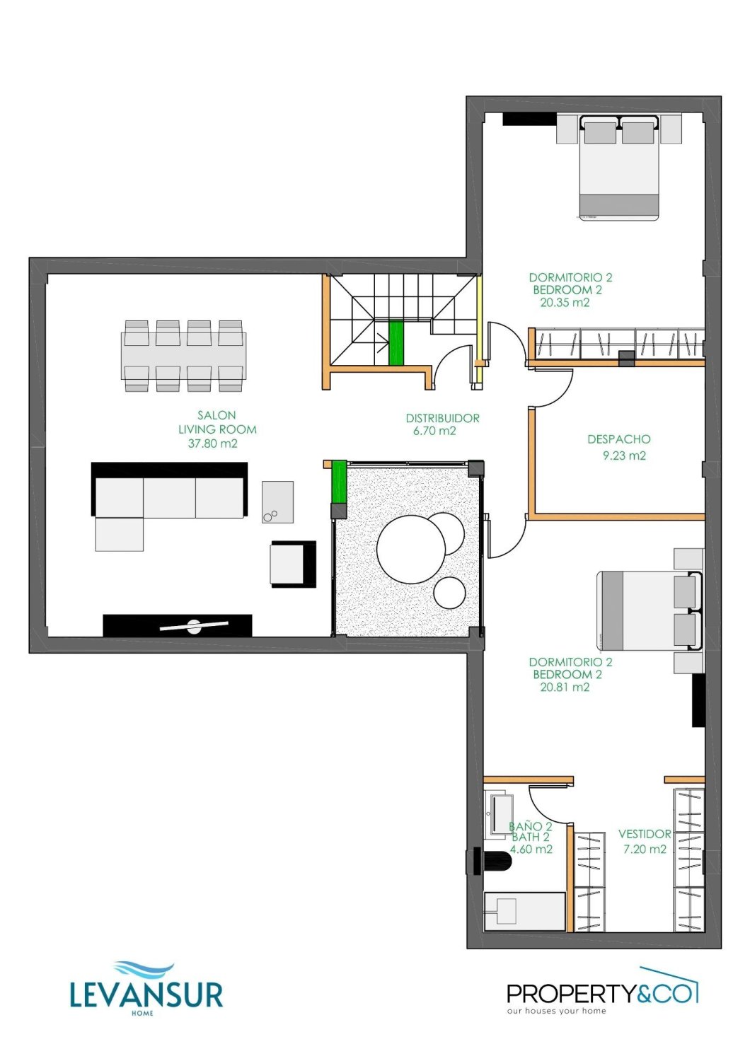 Villa i Santa Rosalia, Murcia, Spanien 3 sovrum, 140 kvm. Nr. 184389