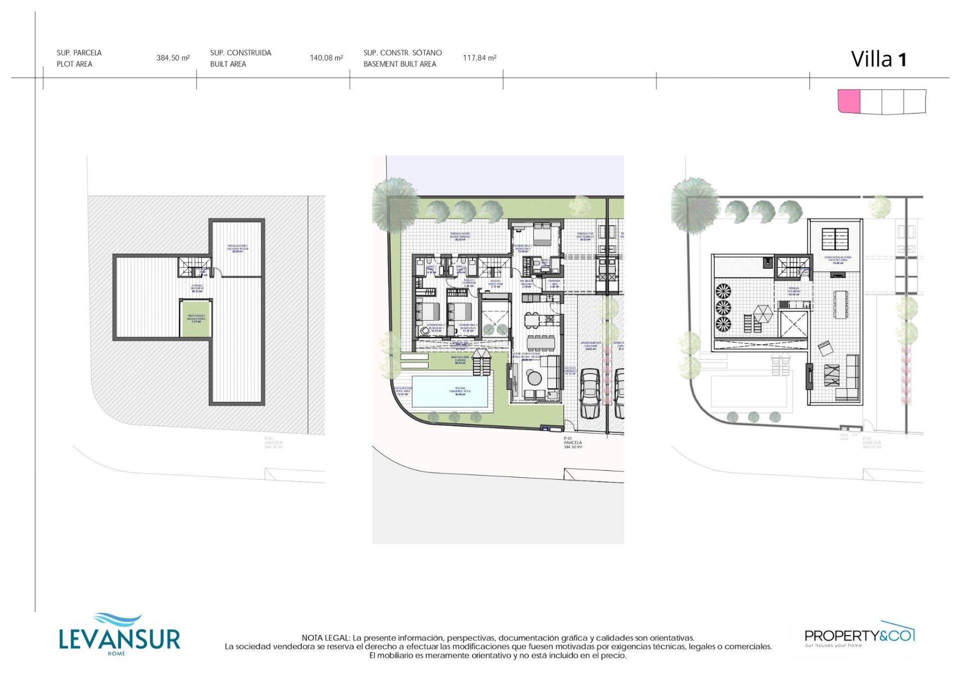 Villa i Santa Rosalia, Murcia, Spanien 3 sovrum, 140 kvm. Nr. 184389