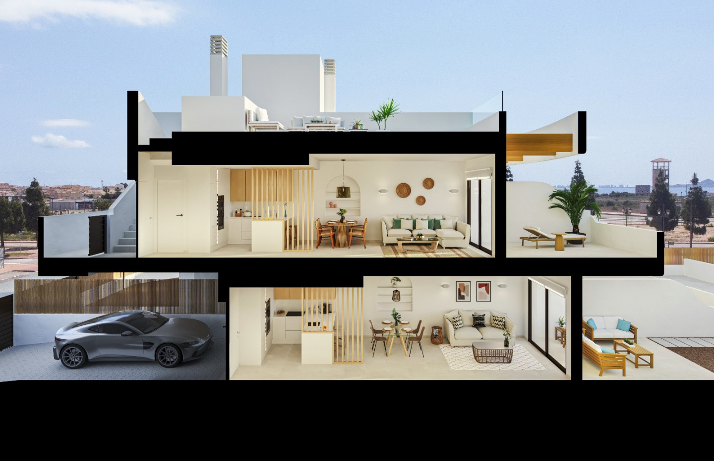 Apartment in Los Alcazares, Murcia, Spain 2 bedrooms, 83 sq.m. No. 102599