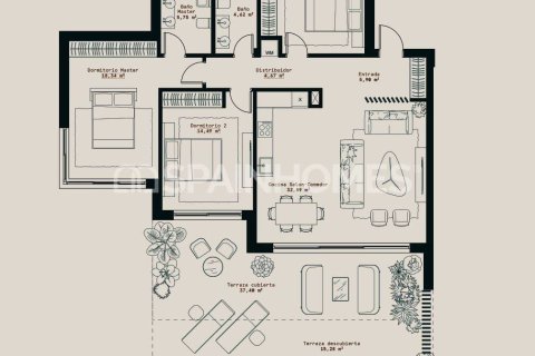 Penthäuser zum Verkauf in Mijas, Malaga, Spanien 3 Schlafzimmer, 133 m2 Nr. 155719 - Foto 13