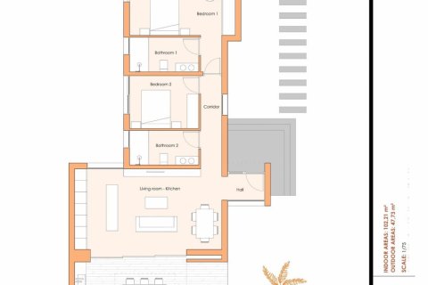 Villa for sale Banos Y Mendigo, Murcia, Spain 2 bedrooms, 118 sq.m. No. 114515 - photo 12