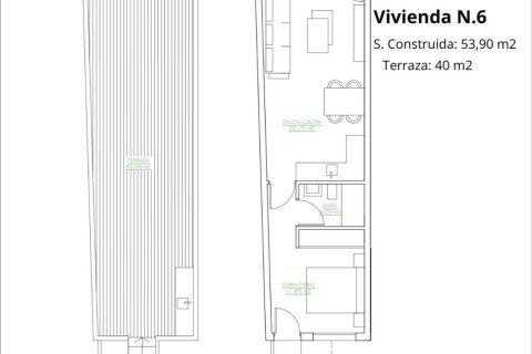 Bungalow for sale in San Pedro del Pinatar, Murcia, Spain 1 bedroom, 53 sq.m. No. 170062 - photo 9
