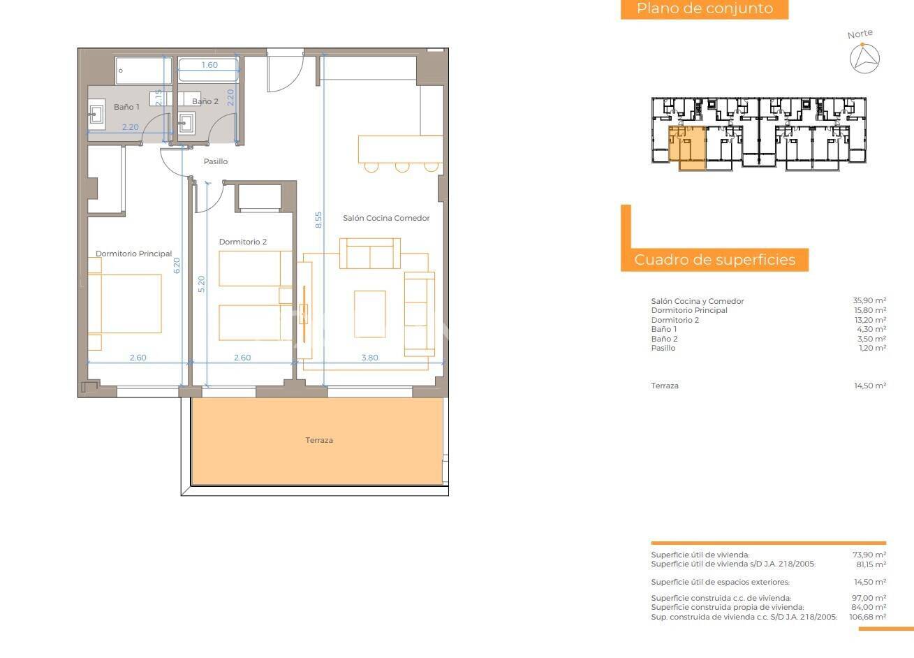Apartament w Mijas, Malaga, Hiszpania 3 sypialnie, 125 mkw. nr 75110