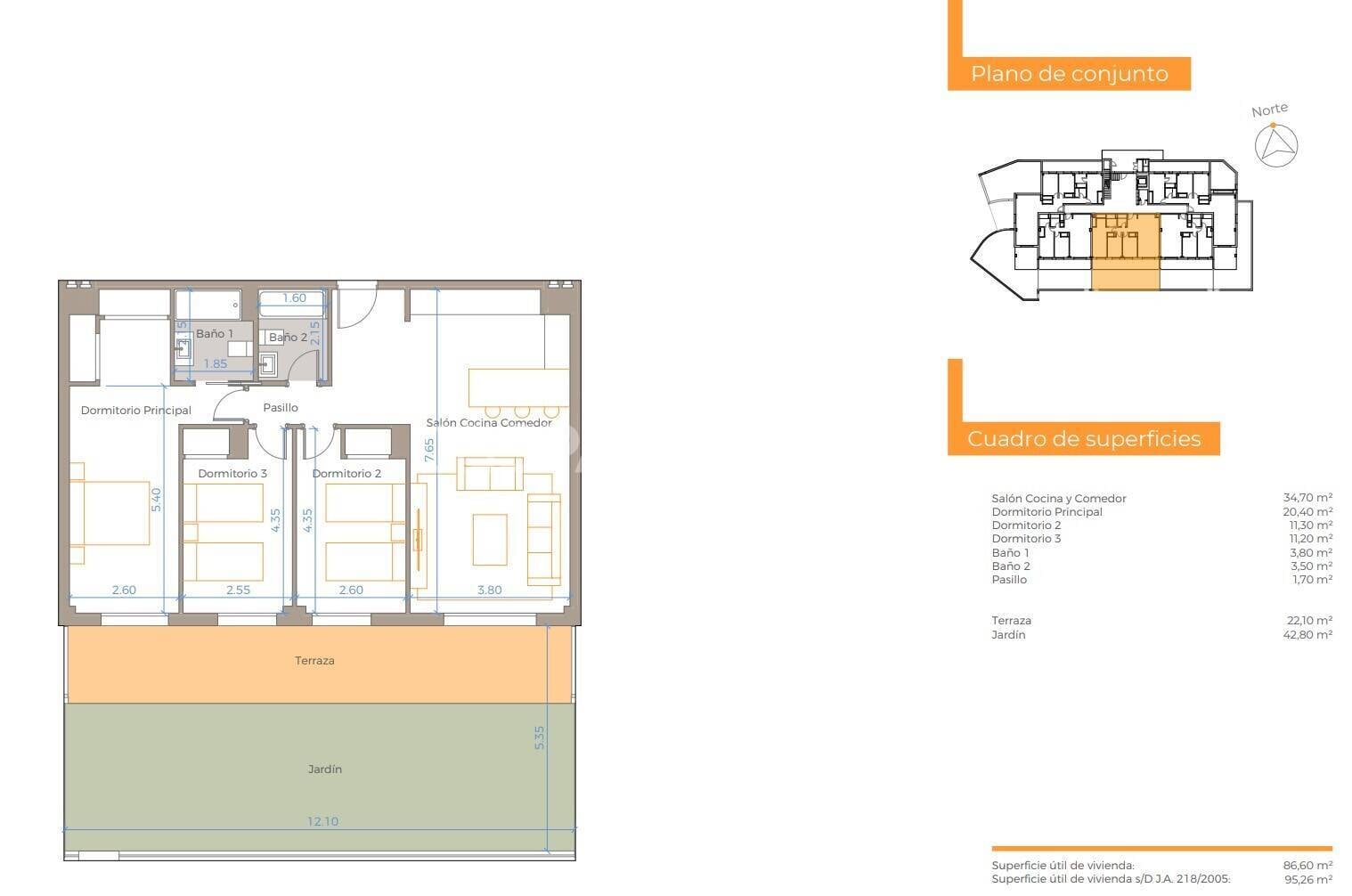 Apartament w Mijas, Malaga, Hiszpania 3 sypialnie, 125 mkw. nr 75110