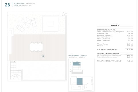 Penthäuser zum Verkauf in Benijofar, Alicante, Spanien 2 Schlafzimmer, 66 m2 Nr. 170692 - Foto 8