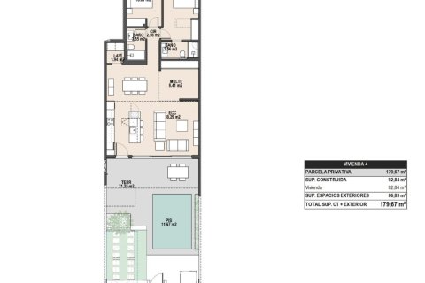 Bungalow for sale in Pilar de la Horadada, Alicante, Spain 3 bedrooms, 92 sq.m. No. 189578 - photo 24