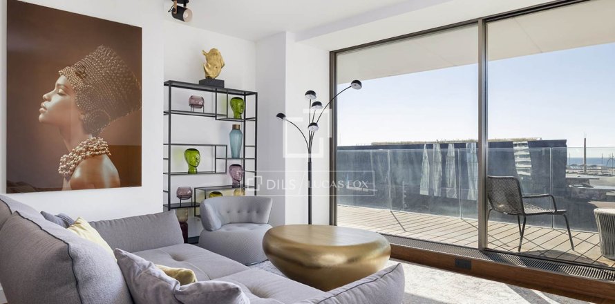 Huoneisto Barcelona, Espanja 1 makuuhuone, 87 m2 No. 167559