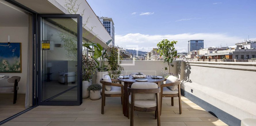 Penthouse w Barcelona, Hiszpania 2 sypialnie, 123 mkw. nr 150905