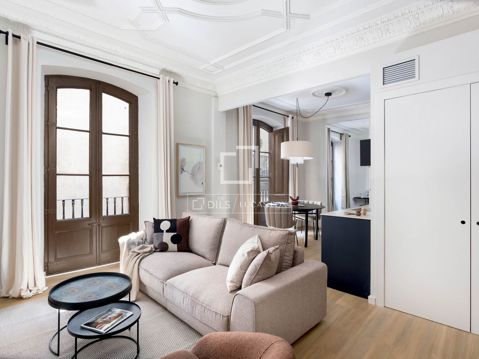 Huoneisto Barcelona, Espanja 1 makuuhuone, 55 m2 No. 166783