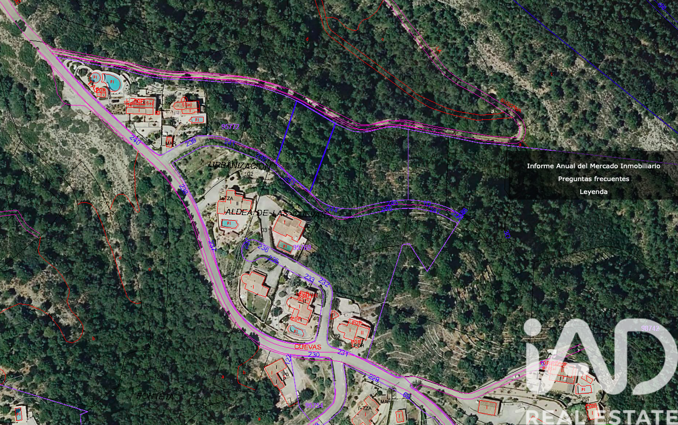 Terreno a Benidoleig, Alicante, Spagna 3282 mq. N° 185443