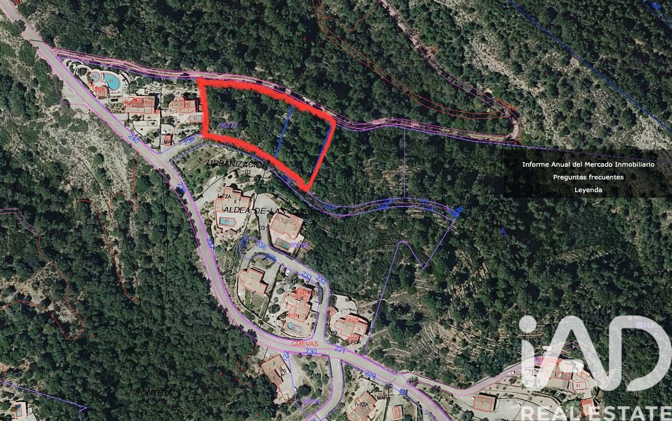 Terreno a Benidoleig, Alicante, Spagna 3282 mq. N° 185443