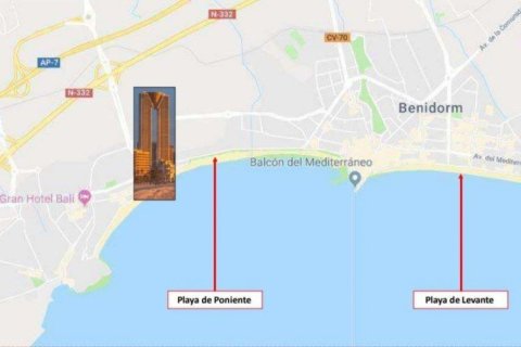 Huoneisto vuokrattavana Benidorm, Alicante, Espanja, 2 makuuhuonetta, 143 m2 No. 133034 - kuva 11