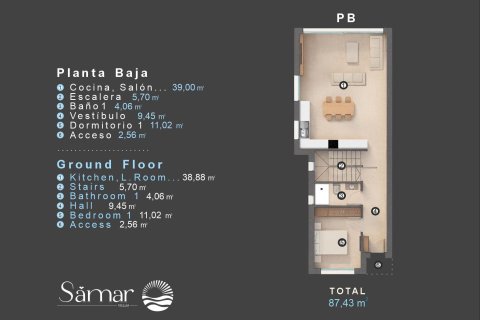 Villa zum Verkauf in Alicante, Spanien 3 Schlafzimmer, 154 m2 Nr. 149391 - Foto 8