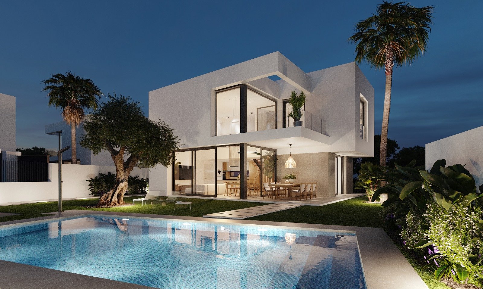 Villa in Benidorm, Alicante, Spain 3 bedrooms, 154 sq.m. No. 148123