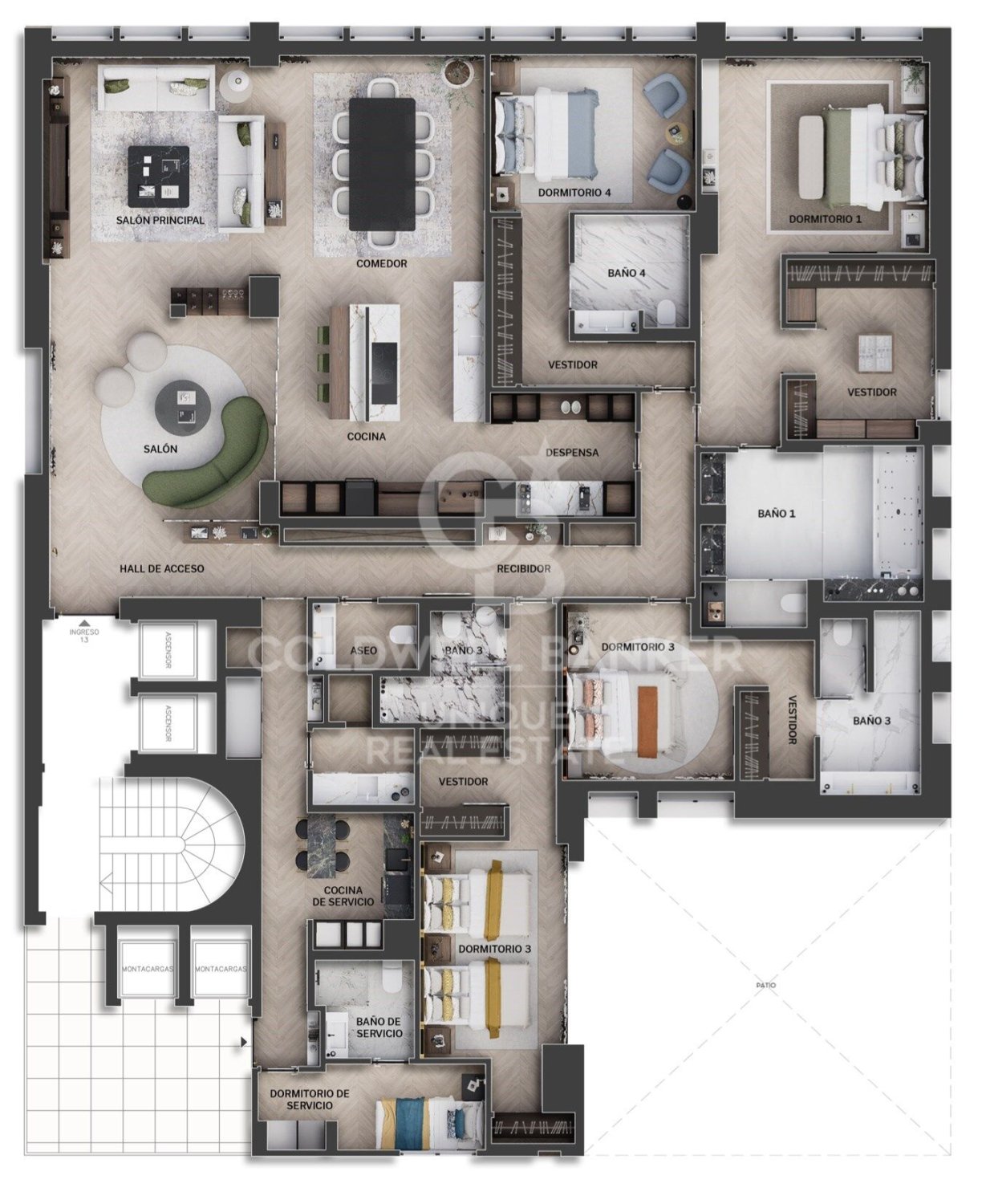 Apartamento en Madrid, España 5 dormitorios, 339 m2 No. 178695