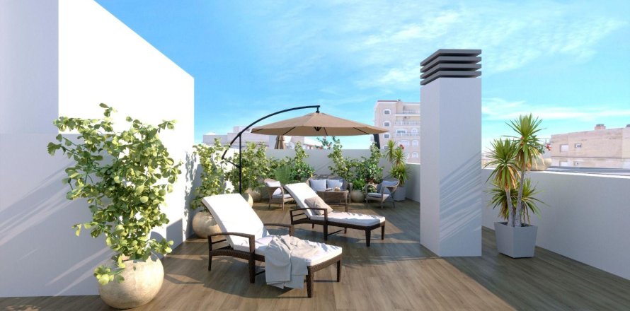 Bungalow in Torrevieja, Alicante, Spanien 1 Schlafzimmer, 90 m2 Nr. 143506