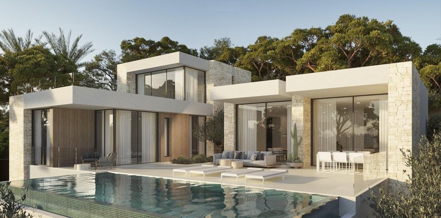 Villa a Benissa, Alicante, Spagna 3 camere da letto, 351 mq. N° 161234