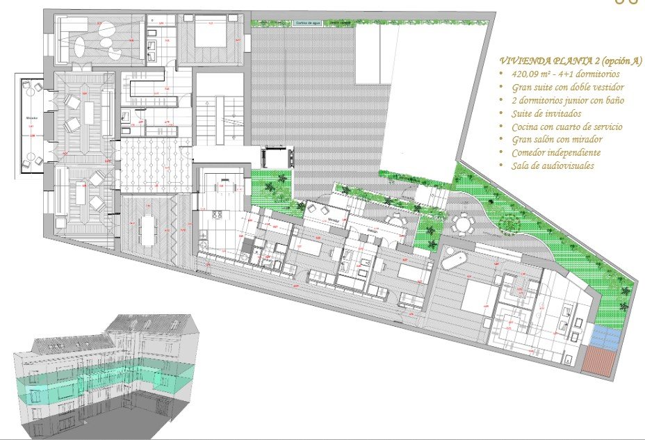 Apartamento en Madrid, España 143 m2 No. 58460