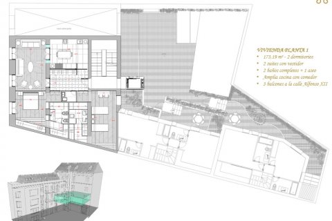 Apartment for sale Madrid, Spain 143 sq.m. No. 58460 - photo 4