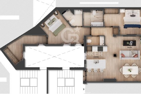 Huoneisto myytävänä Madrid, Espanja, 2 makuuhuonetta, 91 m2 No. 156792 - kuva 12