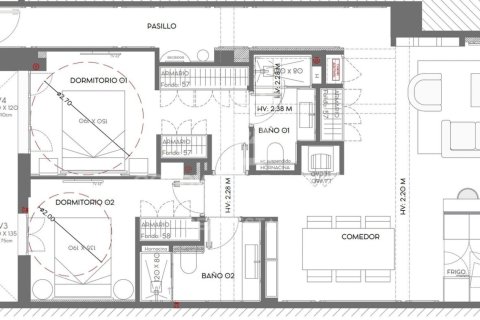 Apartament w Madrid, Hiszpania 2 sypialnie, 105 mkw. nr 156793 – zdjęcie 26