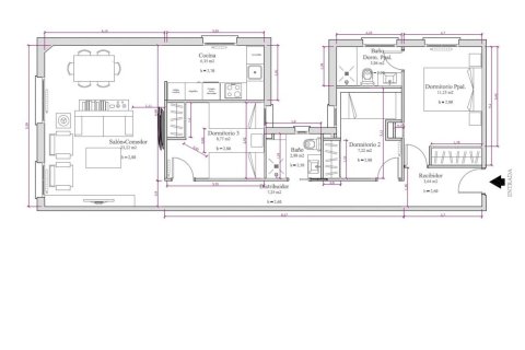 Apartment for sale Madrid, Spain 3 bedrooms, 91 sq.m. No. 113658 - photo 18