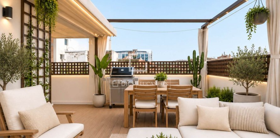 Penthouse in Barcelona, Spain 1 bedroom, 40 sq.m. No. 168936