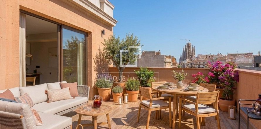 Penthauss Barcelona, Spānijā 2 istabas, 70 m2 Nr. 168937