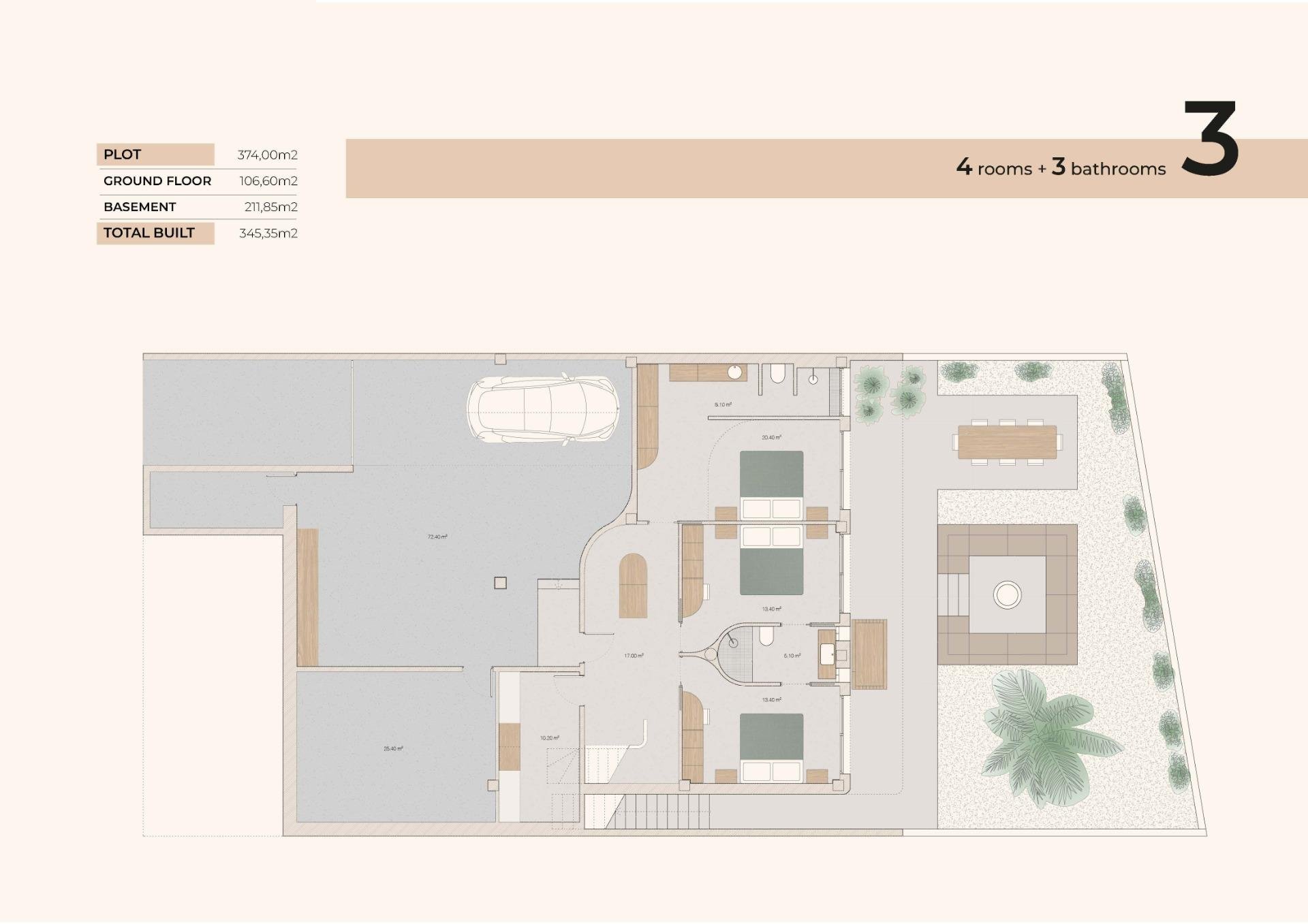 Villa in Algorfa, Alicante, Spanien 4 Schlafzimmer, 317 m2 Nr. 143124