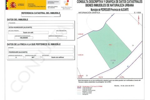 Land plot for sale in Pedreguer, Alicante, Spain No. 183973 - photo 5