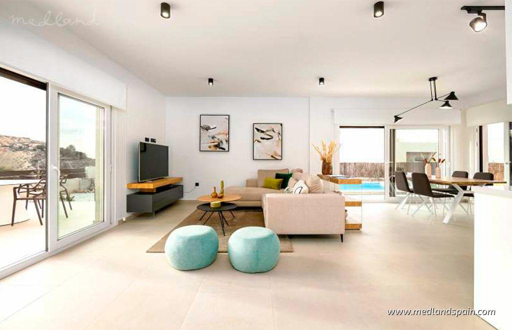 Villa à Finestrat, Alicante, Espagne 3 chambres, 128 m2 No. 179380