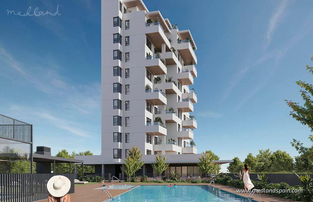 Wohnung in Calpe, Alicante, Spanien 2 Schlafzimmer, 84 m2 Nr. 179381