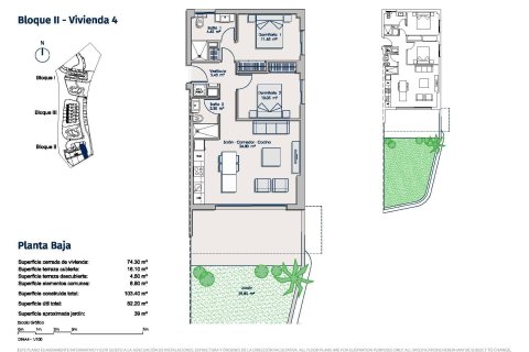 Dzīvoklis pārdošanā Benidorm, Alicante, Spānijā 2 istabas, 77 m2 Nr. 180679 - attēls 14