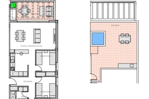 Продажа пентхауса Гуардамар-дель-Сегура, Аликанте, Испания 3 спальни, 93м2 №104030 - фото 17