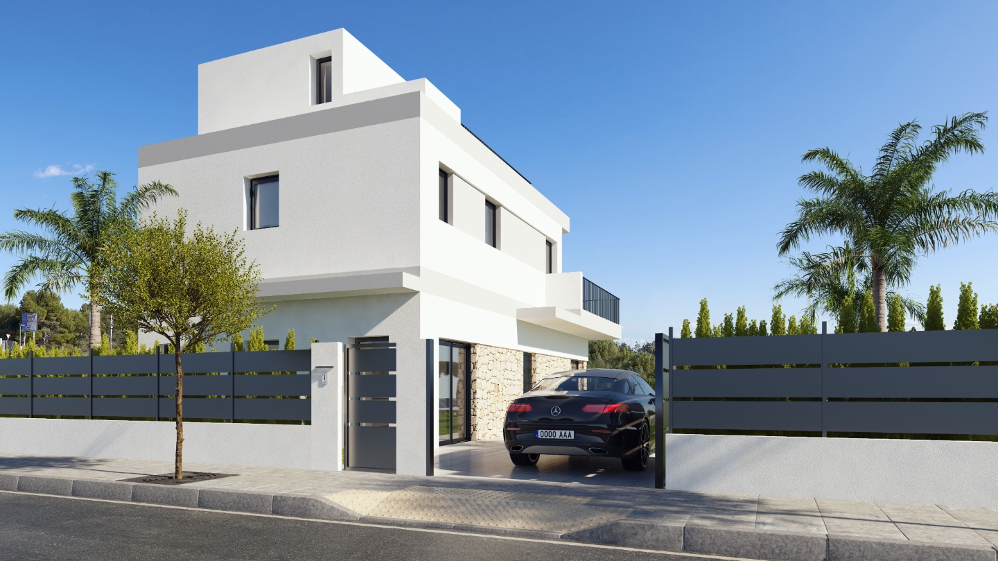 Villa i San Miguel de Salinas, Alicante, Spanien 3 sovrum, 237 kvm. Nr. 79004