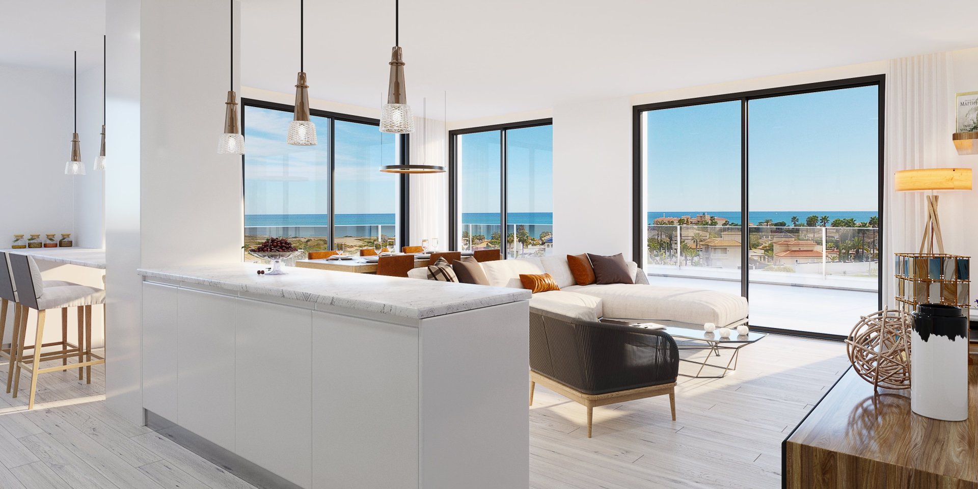 Penthouse w Alicante, Hiszpania 3 sypialnie,  nr 151405