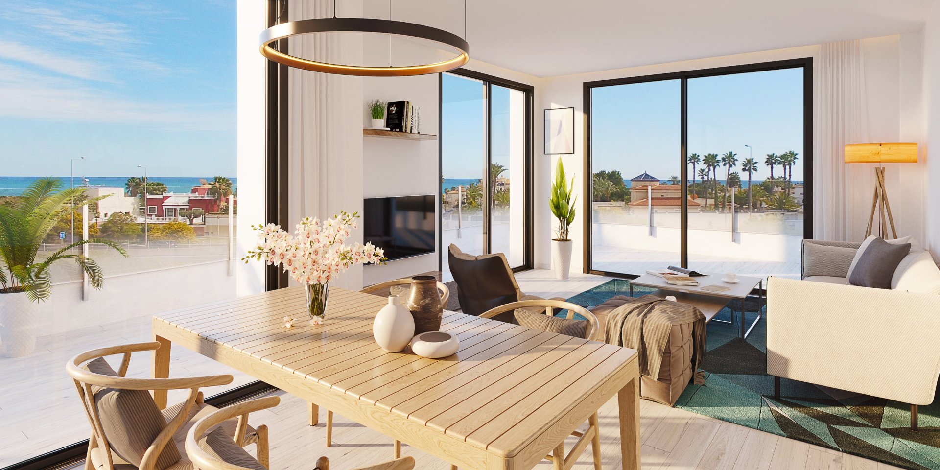 Penthouse w Alicante, Hiszpania 3 sypialnie,  nr 151405