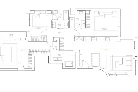 Продажа квартиры в Мадрид, Испания 3 спальни, 176м2 №158912 - фото 15